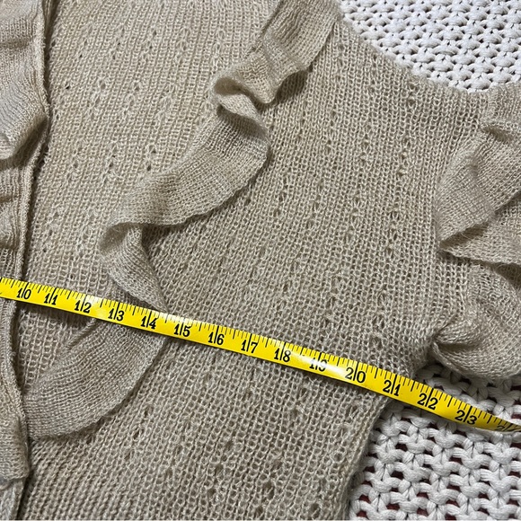 Vintage Pointelle Knit Sweater L - Picture 4 of 8